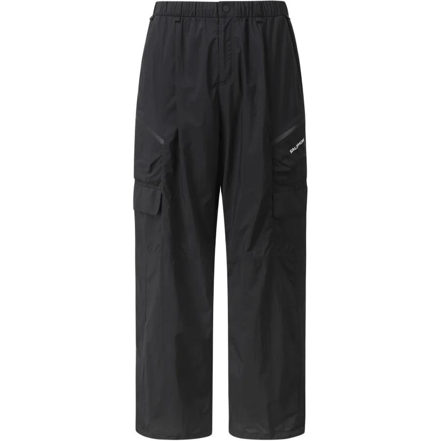 

Salomon Solid Color Loose Straight Casual Pants Men bottoms Black C28165 XXL