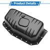 UXCELL No.500323326 Engine Oil Pan for Fiat Ducato 2.5L 2.8L Diesel 94-06 Iron Black