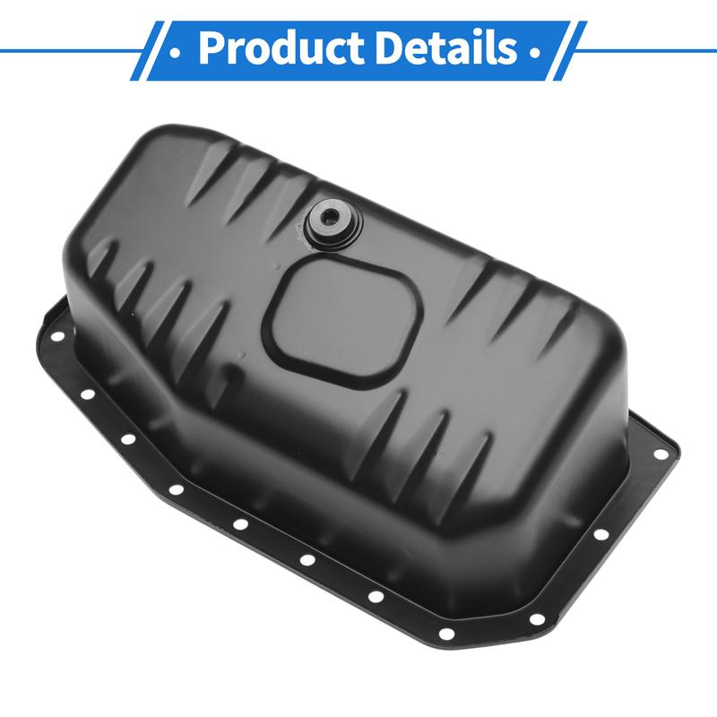 UXCELL No.500323326 Engine Oil Pan for Fiat Ducato 2.5L 2.8L Diesel 94-06 Iron Black