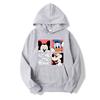 Disney Mickey Mouse Minnie Mouse Woman Hoodie Cartoon Anime Women Pullover Casual Autumn Winter Couple Oversized Sweatshirts