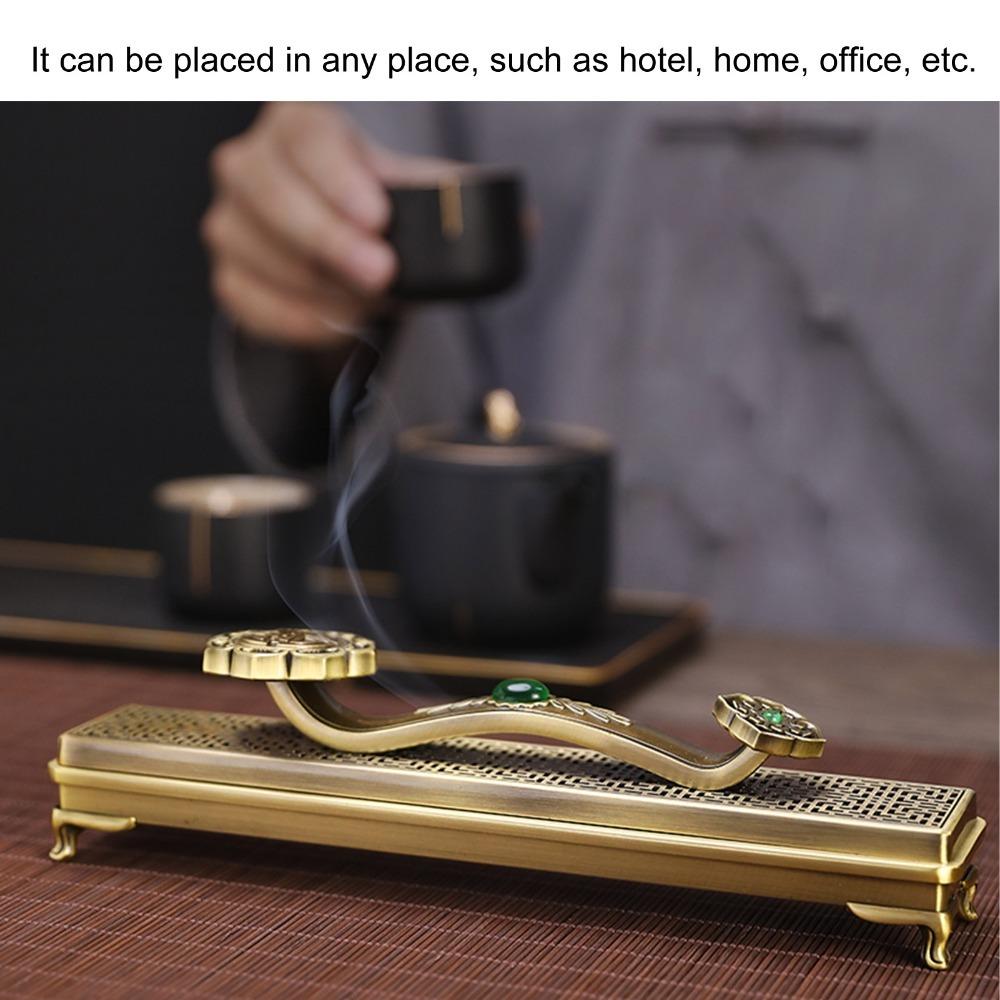 Alloy material Incense Box Antique retro style Stick Incense Holder Incense Burner Agarwood using