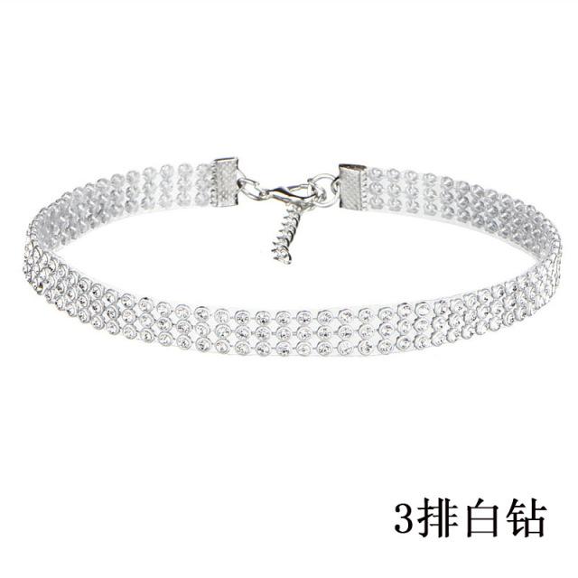 Classic Crystal Charm Pendent Short Necklace For Women Collar Clavicle Chain Romantic Valentine 'S Day Jewelry Gift Choker Dz465