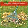 Mingji 24-Tine Steel Wire Garden Rake