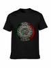Brand Men Shirt Aztec Calendar Sun Stone Mexican Art Carving Maya Mayans