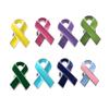 10pcs Elegant Ribbon Brooch Pin Breast Cancers Awareness Pin Health Awareness Pins Alloy Corsage Ribbon Lapel Pins