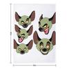 Hyena face pack Throw Blanket anime Soft Plush Plaid sofa bed Summer Blankets