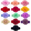 New Baby Headband, Versatile Chiffon Flower Hollow Baby Headscarf, Soft, Comfortable and Elastic Children's Hair Accessories