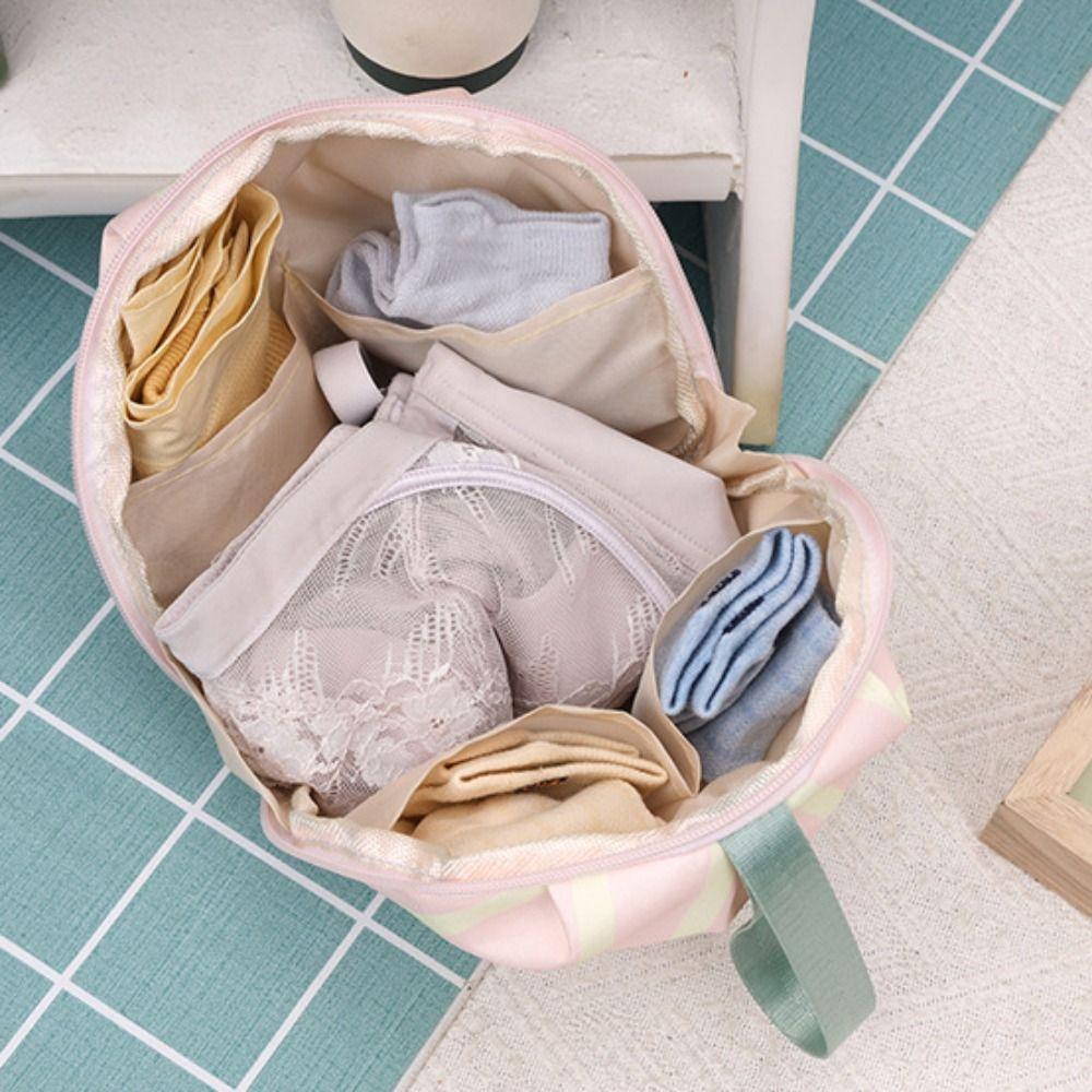 Cartoon Underwear Packing Cube Handheld Socks Sorting Pouch Lingerie Organizer  for Home