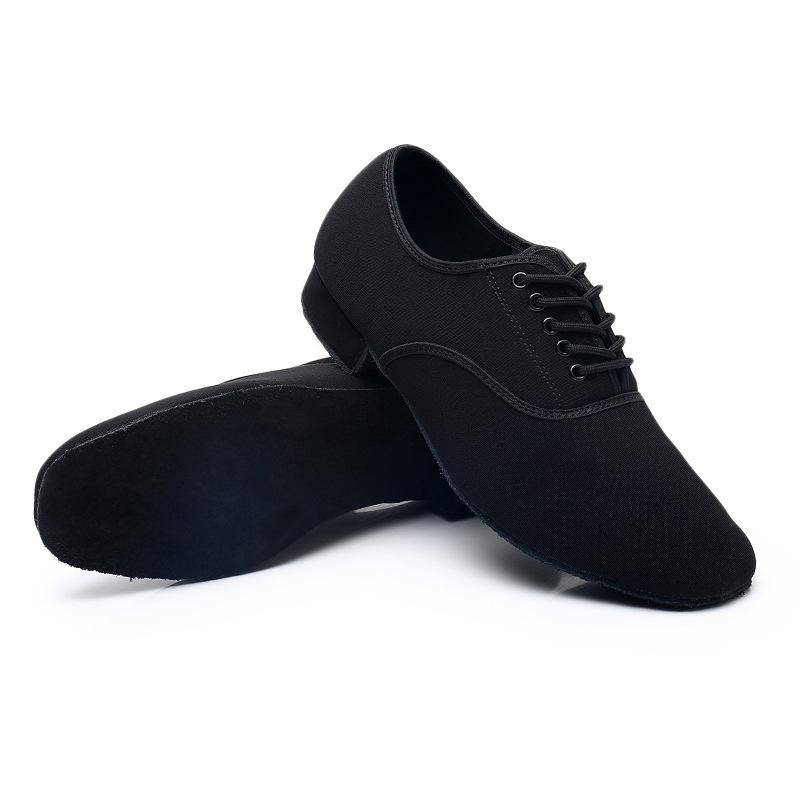 Ballroom Latin Dance Shoes Men Jazz Shoes Sneakers for Men Low Heel Professional or Practice Dancing Shoes Oxford Cloth