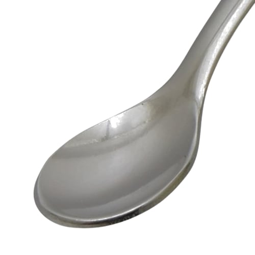 Takagi Chili Oil Spoons, 10-Piece Set, Made In Japan, Bulk Purchase, Commercial Cutlery, Silver, Simple, Stainless Steel, Perfect for Scooping Small A