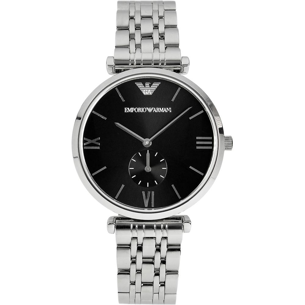 

Emporio Armani Gianni Medium Black Metal Men s Quartz AR1676 чёрный