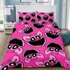 Duvet Cover Cartoon Smiling Critters Pillowcase Bedding Set Adult Boys Girl Bedroom Decoration Children Gift Single Double Size