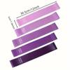 5pcs Different Levels Resistance Bands Yoga Sport Exercise Elastic Fitness Bands Workout Pilates Rubber Bands Gym Accessories