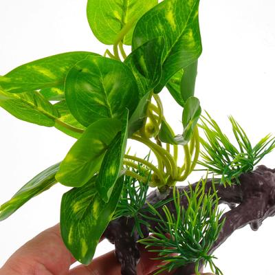 Aquarium Dekoration Pflanze Aquarium Dekorationen Zubehör Ornamente Wasser Betta Aquarium Pflanze Künstliche Fisch Verstecke Treibholz