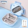 Korean Style 304 Stainless Steel Insulated Lunch Box for Men, Women, Students, and Office Workers