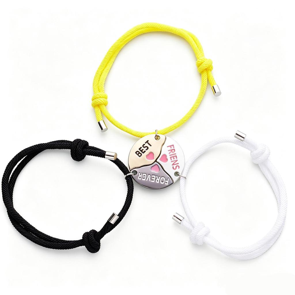 Best Friend Magnetic Necklace: Cute Back-to-School Gift & Birthday Pendant for Her