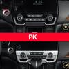 For Honda CRV CR-V 5th 2017 2018 2019 2020 2021 2022 ABS Car Air Conditioning Control Knob Panel Trim Cover Interior Accessories