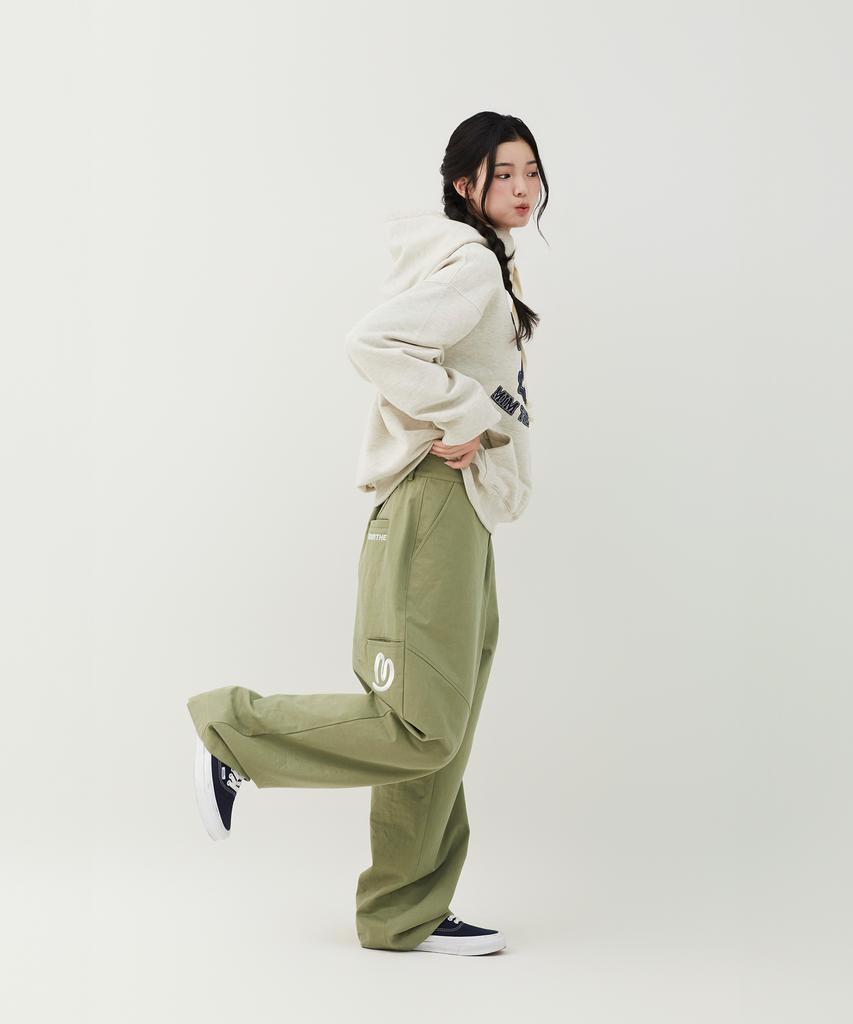 Mimdeowodeulobeu New Rubber Cotton Pants_Khaki