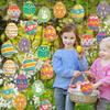 New Style, Easter Themed, Single-sided Paper, Easter Egg Decoration, Party Scene Arrangement, Decorative Pendant Supplies