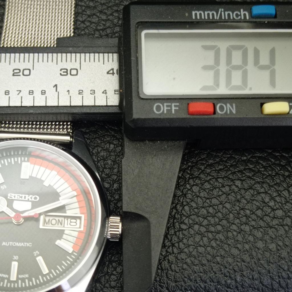 REFURBISHED SEIKO 5 AUTOMATIC 6309A VINTAGE JAPAN MENS BLACK WATCH A440847-4 Sk-a440847