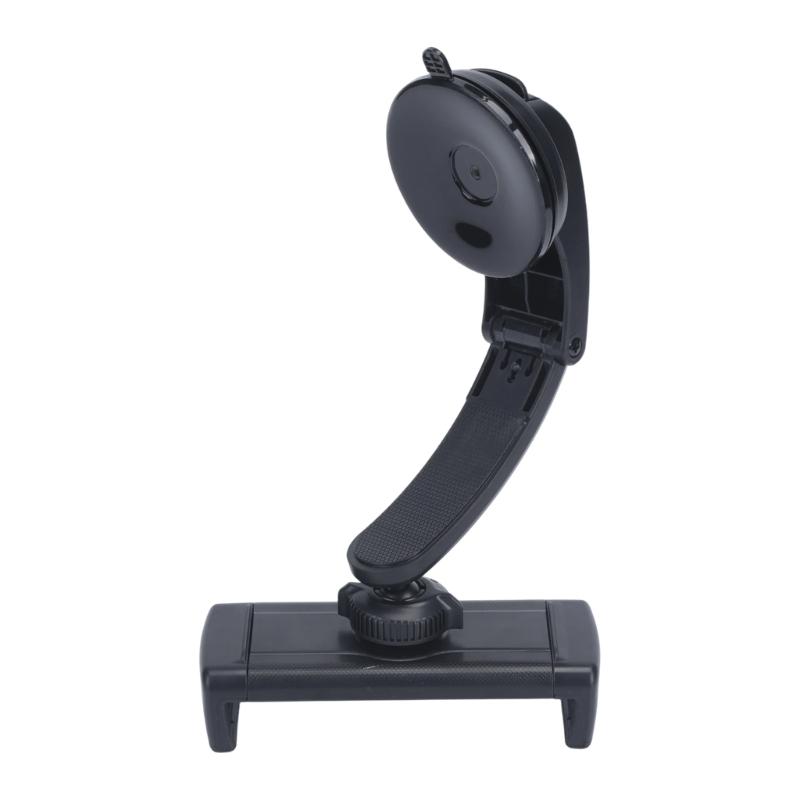 Car Tablet Stand with Suction Cup Base, Viewing Arm and Clamp Frame for Daily Commute Navigation, Travel Viewing and Passenger Use