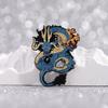 Cartoon Dragon Brooch Stunning Flying Dragon Zodiac Pin Metal Accessory For Fashion