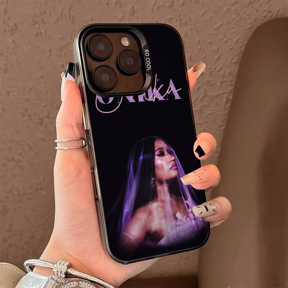 

Nicki Minaj Rapper Phone Case For IPhone 16 15 14 13 12 11 Pro Max 17 Plus Colorful Cover iPhone 17