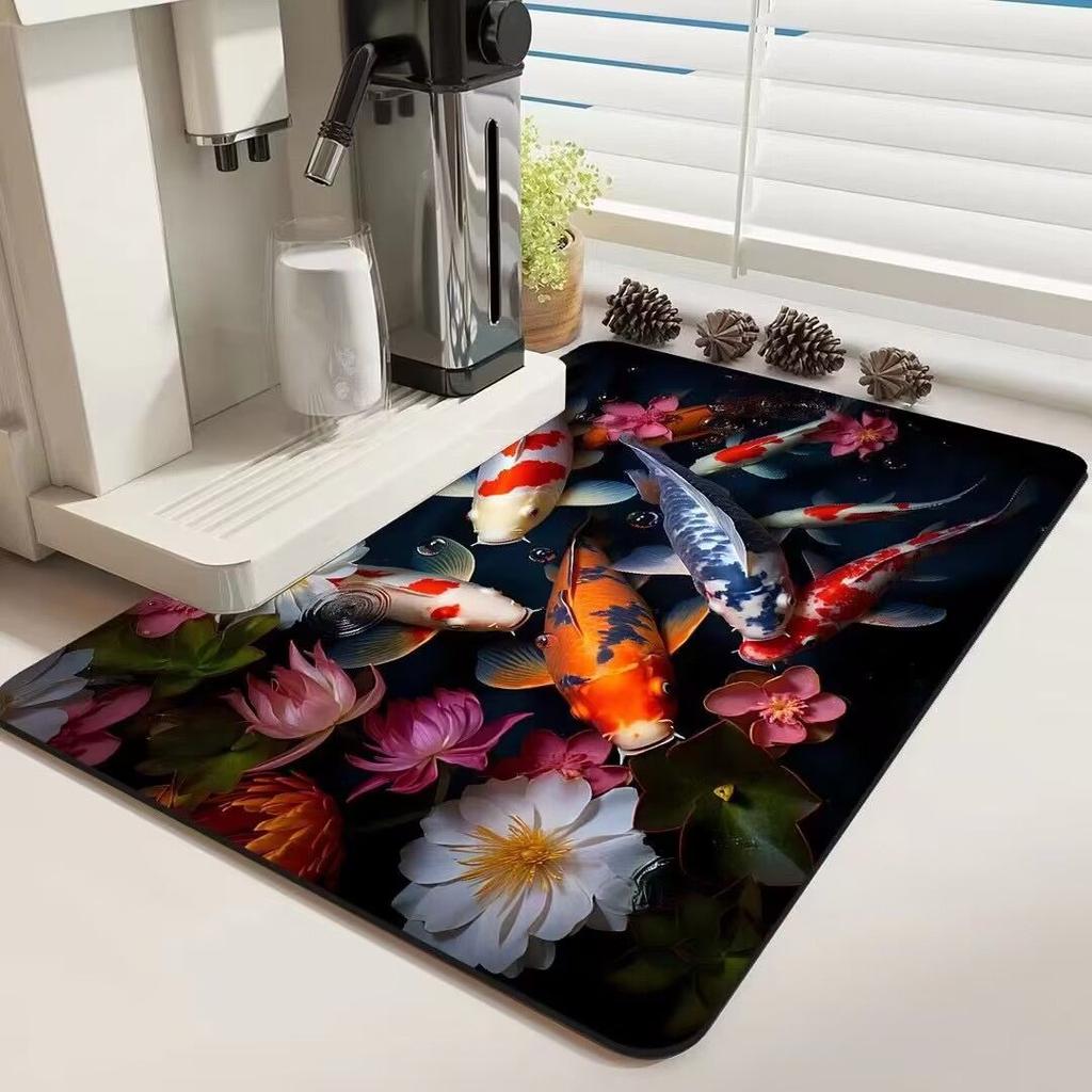 Super Absorbent Diatom Mud Soft Floor Mat Anti-Slip Rug Quick-Drying Absorbent Foot Pad Mats Dirt-resistant Erasable Big Carpet