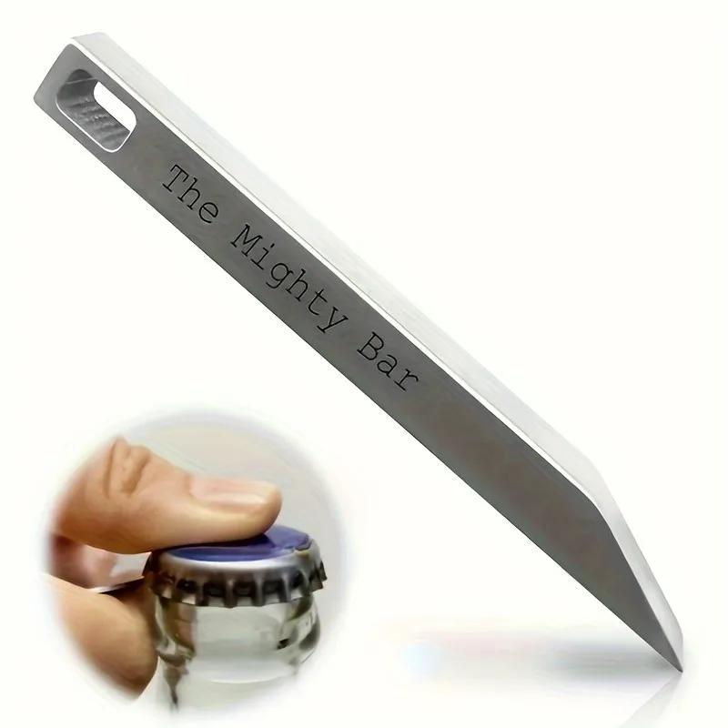 Daily Carrying Pocket Small Stainless Steel Multifunctional Key Pry Bar Bottle Opener Heavy-duty Stainless Steel Keychain