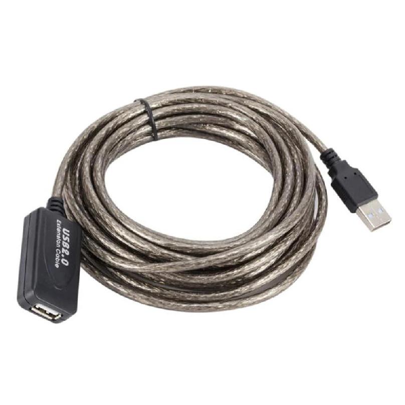 3M 5M 10M 15M 20M 25M 30M USB 2.0 Extension Cable Male to Female Active Repeater Wireless Network Card Extender USB Adapter Cord