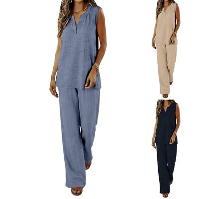 Women's Loose-Fit -Color Casual Set