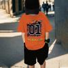Summer Round Neck Vehicle Themed 3D Printed Top Fashionable Casual Short Sleeved Children's Boy T-shirts