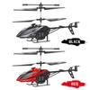 Remote Control Helicopter Toy 2.5 Channel Automatic Obstacle Induction LED Cordless Rechargeable Lightweight Kids Boys Mini RC Airplane Model Aircraft