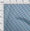 oneOone Cotton Flex Fabric Hash Sign Kasuri Print Fabric BTY 40 Inch Wide