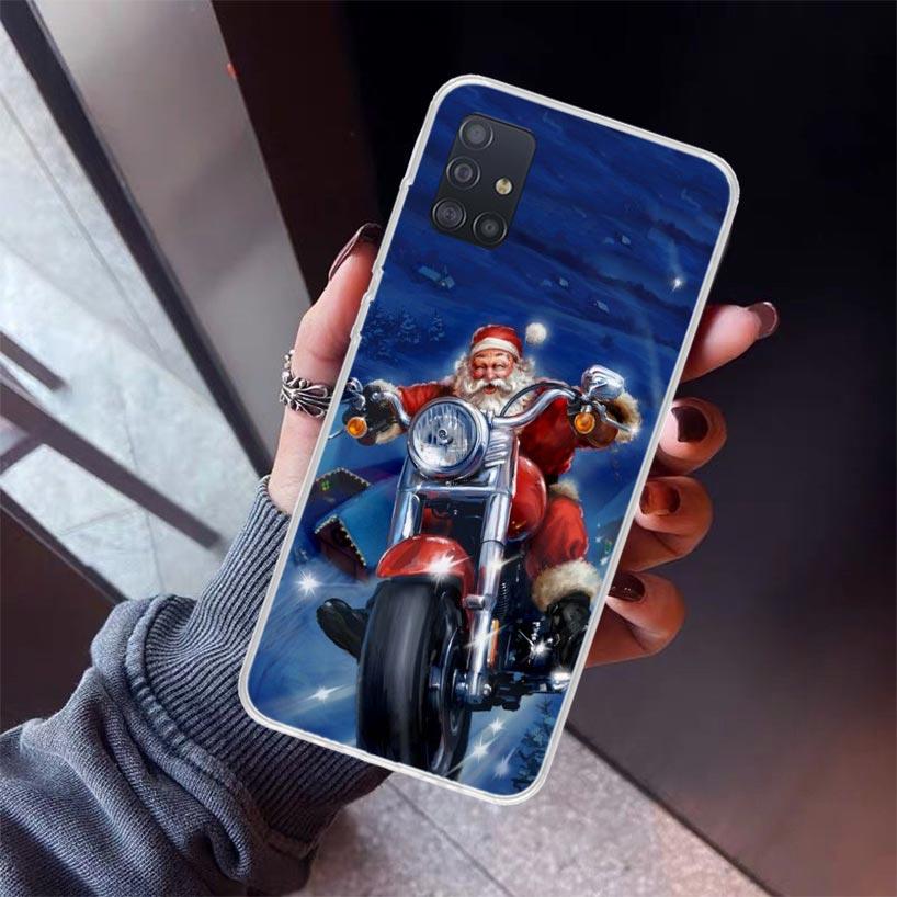 Christmas Santa Claus Present Phone Case For Samsung Galaxy A52 A51 A50S A32 A22 A12 A02S A72 A71 A31 A70 A30S Note 20 Ultra 10