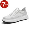 Herren Sneaker Versteckte Absätze Elevator Schuhe Atmungsaktive Schuhe zur Höhenvergrößerung für Männer Erhöhende Einlegesohle 7CM Erhöhung Sportlich Lässiger Schuh