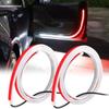 12V Car Door Opening Warning Led Lights Welcome Decor Lamp Strip Strobe Car Opening Door Signal Lamp Auto Decorative Lighting
