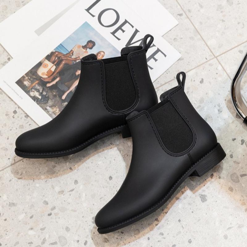Damen Gummistiefel 2026Neue Gummistiefel Mode Chelsea Regenstiefel für Damen Wasserdichte Gartenarbeitsschuhe Botas Lluvia Mujer
