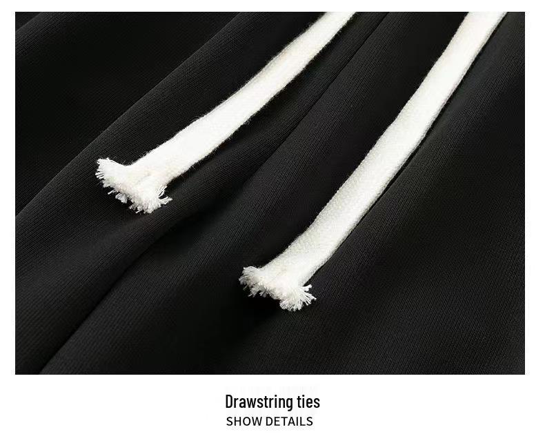 Herren Trendige Locker Geschnittene Weitbeinige Sportliche Freizeit-Hose für Frühling und Herbst