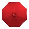 Outdoor Patio Umbrella Replacement Canopy, 8 Ribs Umbrella Canopy Cover Replacement Fabric, Parasol Cover Replacement UV