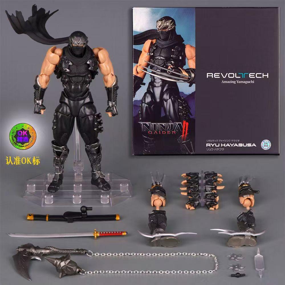 Factory Ryu Revoltech Amazing Yamaguchi Ninja Gaiden Ryu Action Figure Models Ko Model Festival Gift