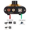 Audios Decoders External Sound Card For HiFi Music Volumes Control Knob USB Plugs and Play Desktop Notebook Compatibility