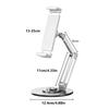 Adjustable Tablet Stand with 360 Degree Rotatable Base Foldable Tablet Holder for Mobile Phone Desk Ergonomic Notebook