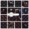 12 pieces DIY photo album scrapbook, account material paper card, single-sided pattern paper, Halloween skull pattern