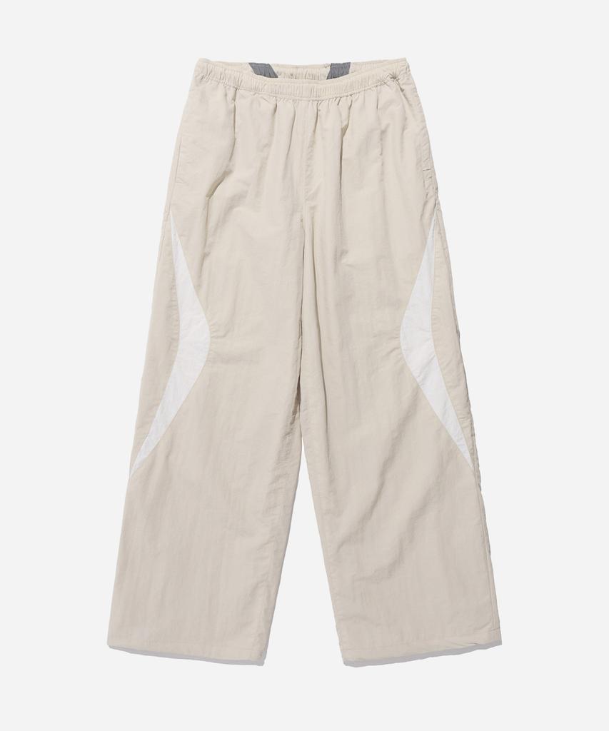 PHYSICAL DEPARTMENT Curved Piping Track Pants Beige