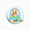 32/44/58mm Funny Cartoon Round Tinplate Pin Brooches Clothes Bag Decor Snap-in Badge Fashion Jewelry Gift