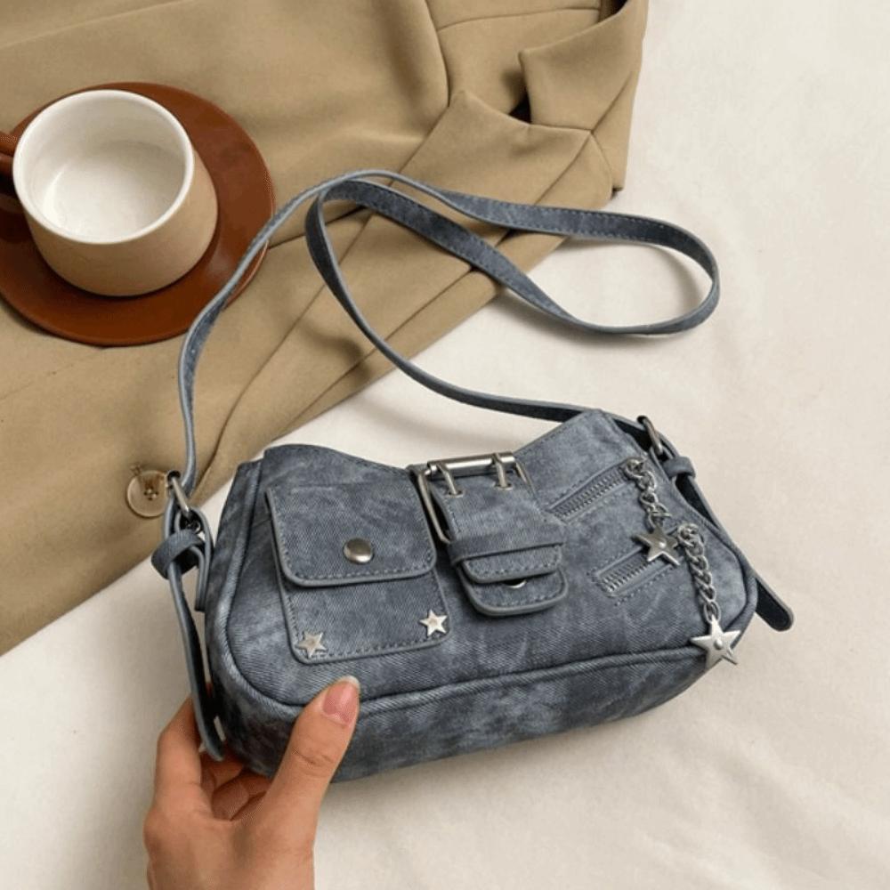 Rivet Y2K Underarm Bag Star Retro Crossbody Bag Fashion Spicy Girl Shoulder Bag  Girls
