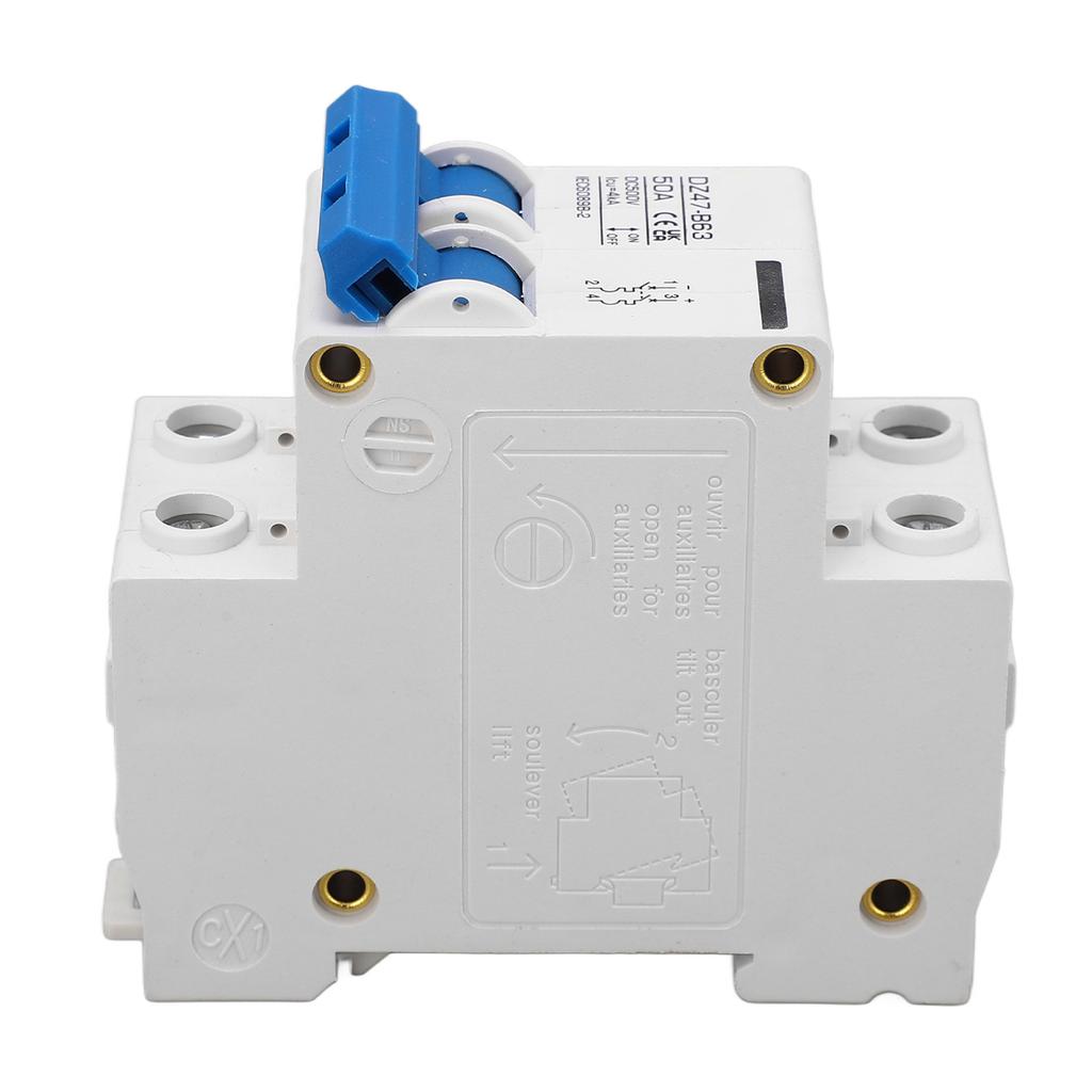 DC 500V 2P Mini Circuit Breaker DIN Rail Mount Low Voltage Circuit Breaker for Solar System B Type