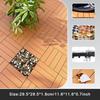 Diy Plastic Wood Flooring For Balcony Bathroom Courtyard Garden Terrace - Outdoor Splicing Waterproof Anti-Slip Floor Mat