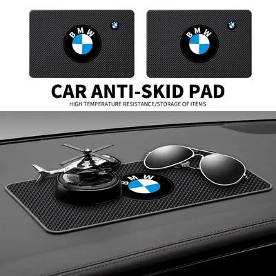 Car Emblem Anti Slip Pad Phone Holder Non-Slip Mat Car Stlying for BMW E46 E60 E39 F25 F35 F20 X1 X2 X3 X4 X5 X6 X7 Accessories